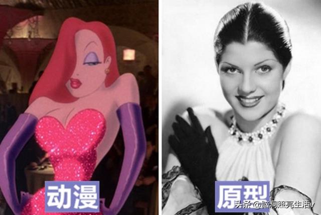 根据现实原型而设计出来的，7个“耳熟能详”的动漫人物